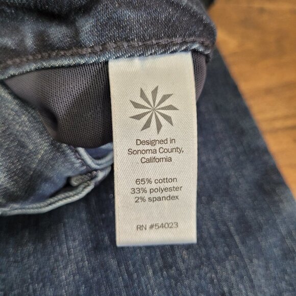 Athleta Jeans Women's sz 2 Skulptek Mid Rise Skinny Leg Shapewear Denim Jean - Picture 7 of 10